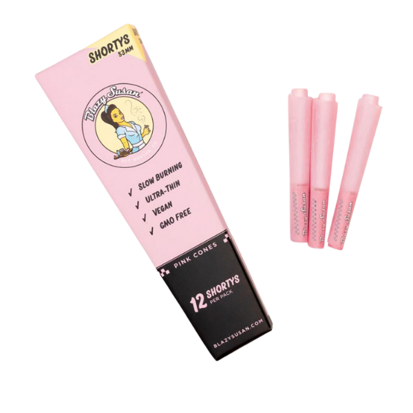 Blazy Susan Pink Cones / 53mm Shortys 12pk